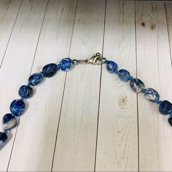 Sodalite Beaded Necklace  - Picture 3 of 4